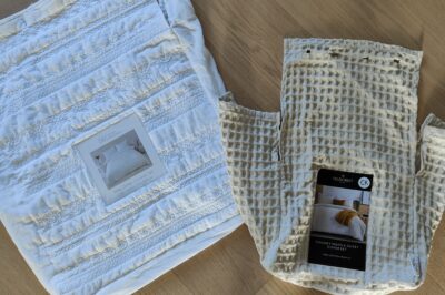 Sewing Project: Recycling A Bed Linen Bag