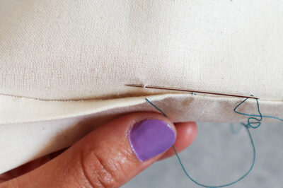 Hand Stitching Tutorial:  Slip Stitch