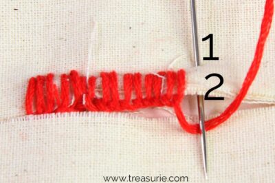Hand Stitching:  Buttonhole Stitch